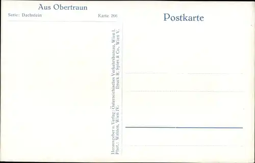 Ak Obertraun Oberösterreich, Dorfpartie