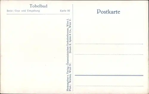 Ak Tobelbad Steiermark, Teilansicht mit Pfarrkirche