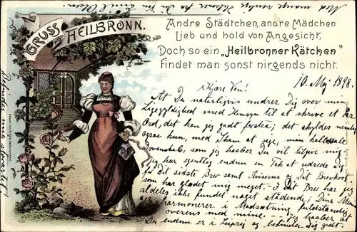 Litho Heilbronn am Neckar, Heilbronner Kätchen, Kätchen von Heilbronn