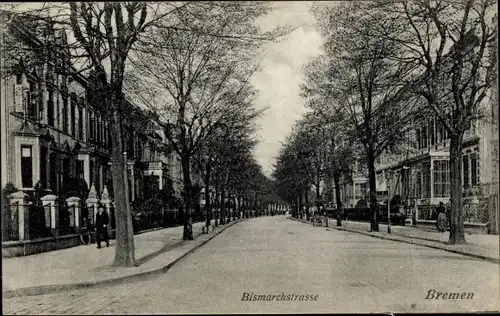 Ak Hansestadt Bremen, Bismarckstraße