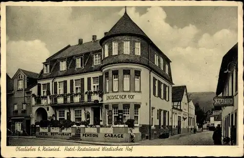 Ak Oberbieber Neuwied am Rhein, Hotel Restaurant Wiedischer Hof