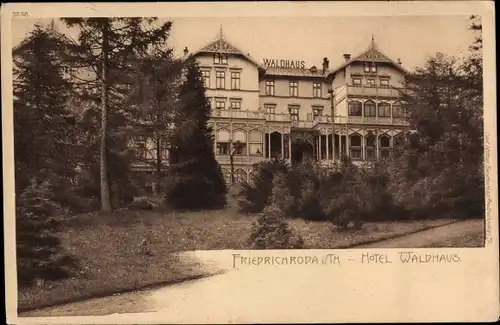 Ak Friedrichroda im Thüringer Wald, Hotel Waldhaus