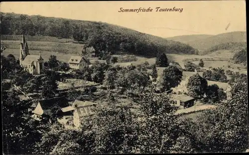 Ak Tautenburg in Thüringen, Totalansicht