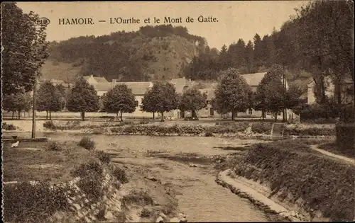 Ak Hamoir Lüttich Wallonien, Ourthe, Mont de Gatte
