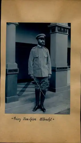 Foto 1906, Namibia Deutsch Südwestafrika, Prinz Joachim Albrecht von Preußen