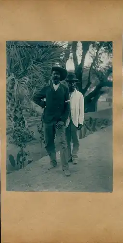 Foto 1906, Namibia Deutsch Südwestafrika, Oberhäuptling Samuel Maharero