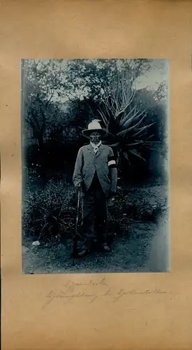 Foto 1906, Namibia Deutsch Südwestafrika, Nama-Häuptling Wittboi