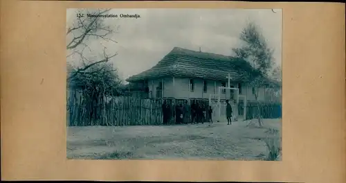 Foto 1906, Ombandja Namibia Deutsch Südwestafrika, Missionshaus