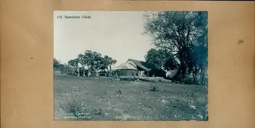 Foto 1906, Uitsab Namibia Deutsch Südwestafrika, Burenfarm