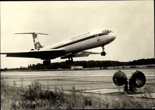 Ak Interflug Flugzeug IL 62