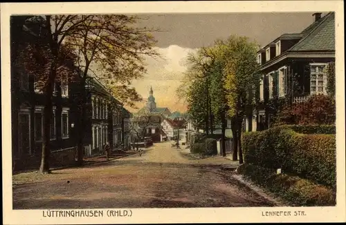 Ak Lüttringhausen Remscheid Nordrhein Westfalen, Lenneper Straße