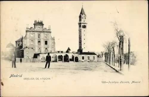 Ak Madrid Spanien, Basilica de Atocha
