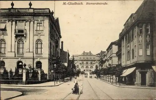 Ak Mönchengladbach am Niederrhein, Bismarckstraße