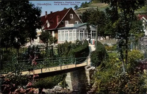 Ak Ottenhöfen im Schwarzwald, Gasthaus und Pension Zur Linde