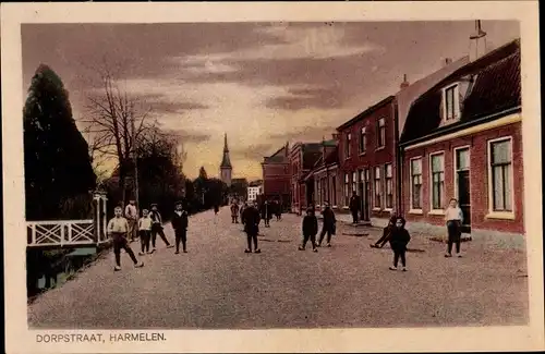 Ak Harmelen Utrecht, Dorfstraße