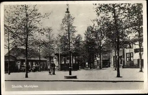 Ak Silvolde Gelderland, Marktplatz