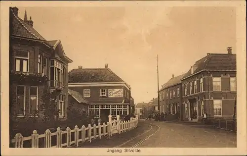 Ak Silvolde Gelderland, Ortseingang, Hotel