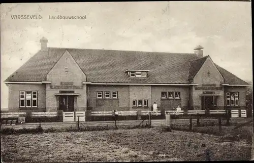 Ak Varsseveld Gelderland Niederlande, Landbouwschool