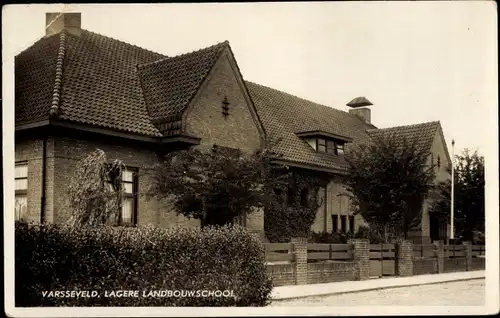 Ak Varsseveld Gelderland Niederlande, Lagere Landbouwschool