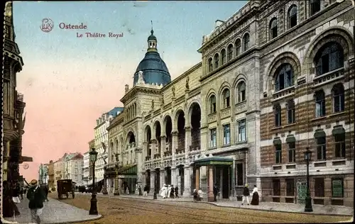 Ak Ostende Ostende Westflandern, Theatre Royal