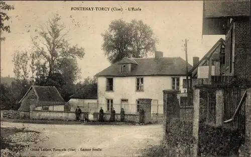 Ak Fontenay Torcy-Oise, Schule