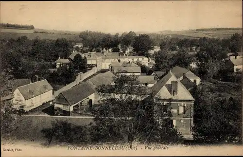 Ak Fontaine Bonneleau-Oise, Gesamtansicht