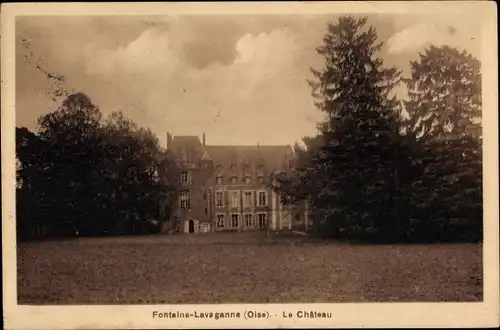 Ak Fontaine Lavaganne-Oise, Schloss