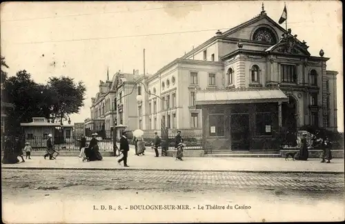 Ak Boulogne sur Mer Pas de Calais, Casino-Theater