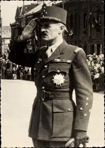 Foto Ak Französischer General Jacques-Philippe Leclerc de Hauteclocque