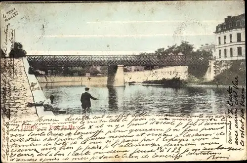 Ak Liège Lüttich Wallonien, Pont de Huy