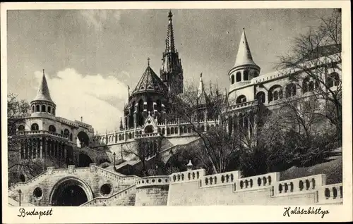 Ak Budapest Ungarn, Fischerbastei