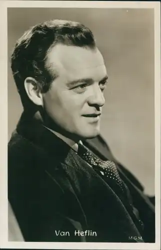 Ak Schauspieler Van Heflin, Profilansicht