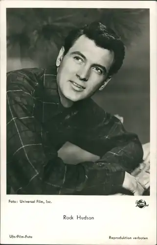 Ak Schauspieler Rock Hudson, Portrait