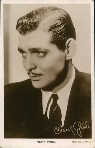 Ak Schauspieler Clark Gable,  Portrait