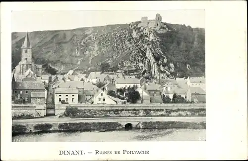 Ak Dinant Wallonien Namur, Ruinen von Poilvache