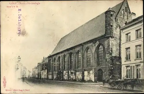 Ak Gand Gent Ostflandern, Musee d'Archeologie