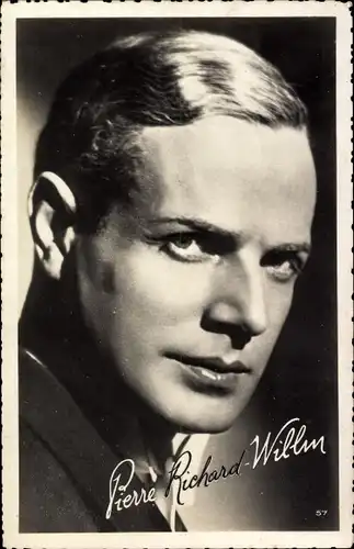 Ak Schauspieler Pierre Richard-Willm, Portrait