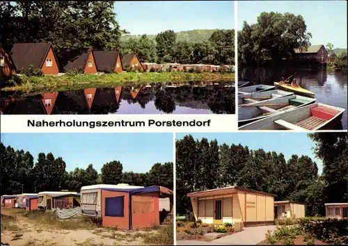 Ak Porstendorf Neuengönna Thüringen, Naherholungszentrum, Campingplatz, Bungalows, Wohnwagen