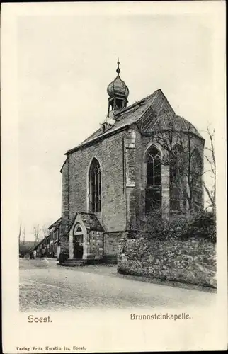 Ak Soest in Westfalen, Brunnsteinkapelle