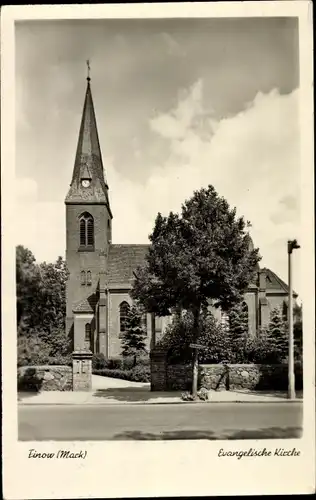 Ak Finow Eberswalde Mark, Evangelische Kirche