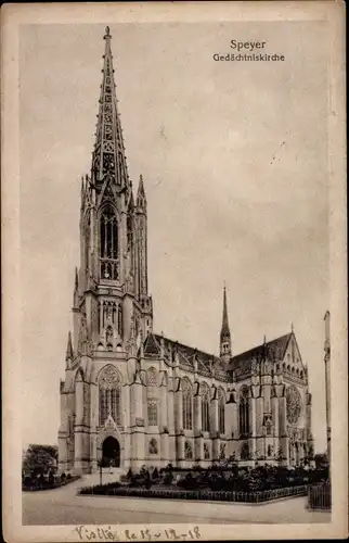 Ak Speyer am Rhein, Gedächtniskirche