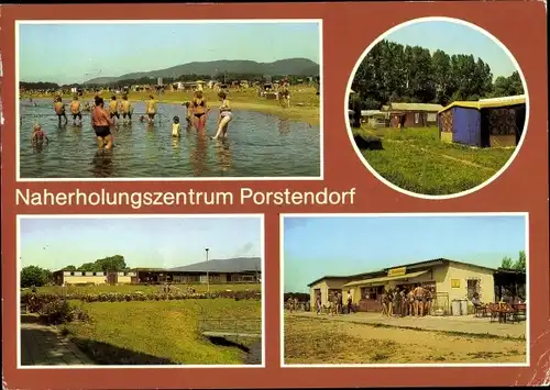 Ak Porstendorf Neuengönna Thüringen, Naherholungszentrum, Zeltplatz, Badesee