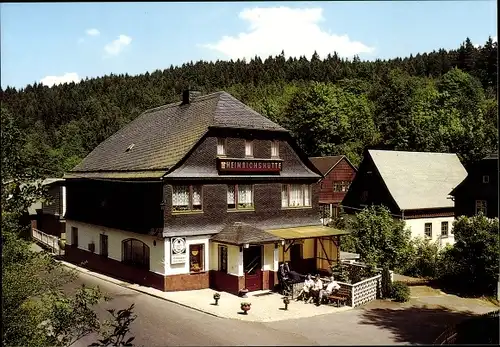 Ak Wurzbach in Thüringen, Gaststätte Heinrichshütte