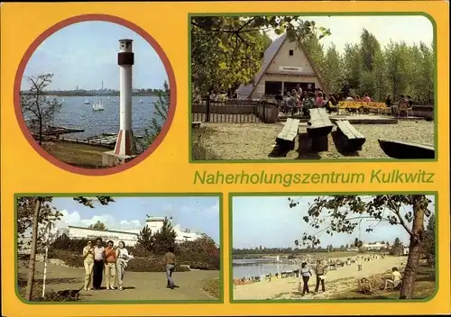 Ak Kulkwitz Markranstädt Sachsen, Naherholungszentrum, Segelboote, Strand