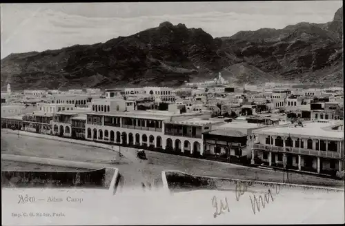 Ak Aden Jemen, Aden Camp, Siedlung, Gebirge