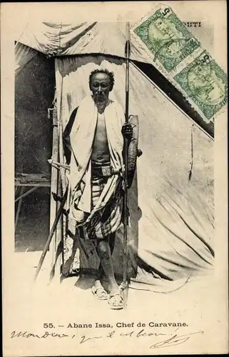 Ak Dschibuti, Abane Issa, Anführer der Karawane