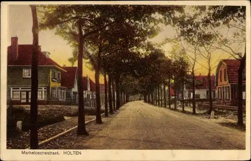 Ak Holten Overijssel Niederlande, Markeloschestraat