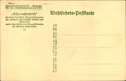 Ak Szczytno Ortelsburg Ostpreußen, Marktplatz, Ostpreußenhilfe, Kriegszerstörungen, I. WK