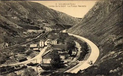Ak Salmchâteau Wallonie Luxemburg, Salmtal, Fosse Roulette