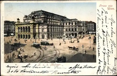 Ak Wien 1 Innere Stadt, K. u. k. Hofoper